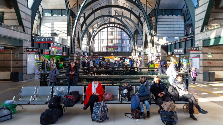 Рижский вокзал Москва