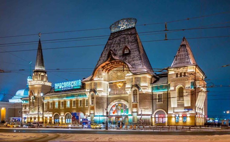 Шехтель Ярославский вокзал в Москве