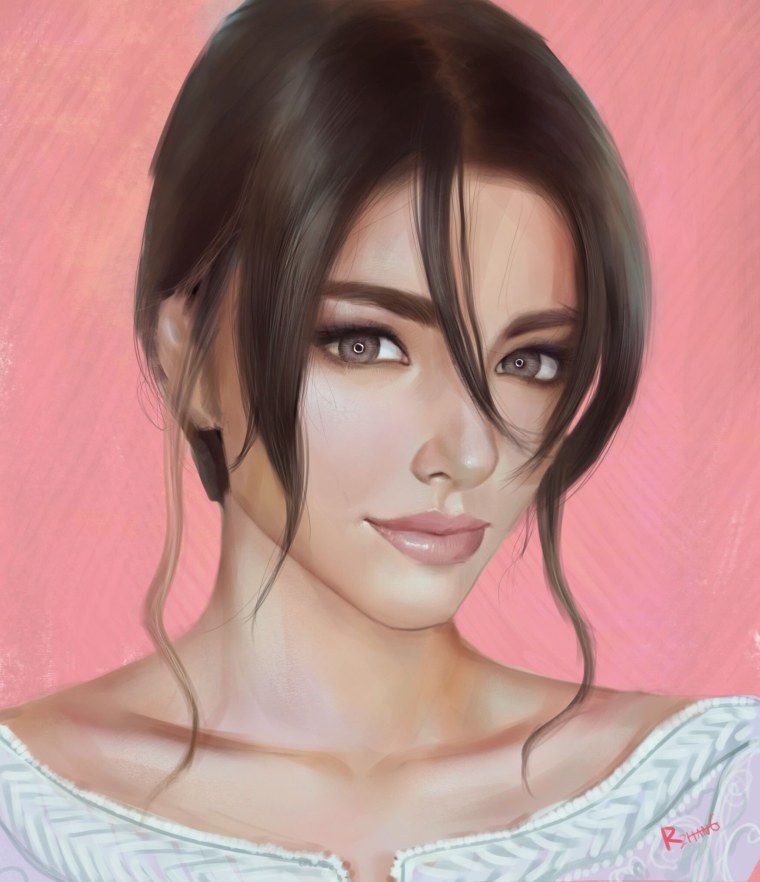 Реалистичные арты девушек