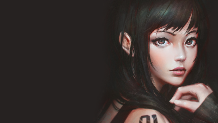 Девушка арт