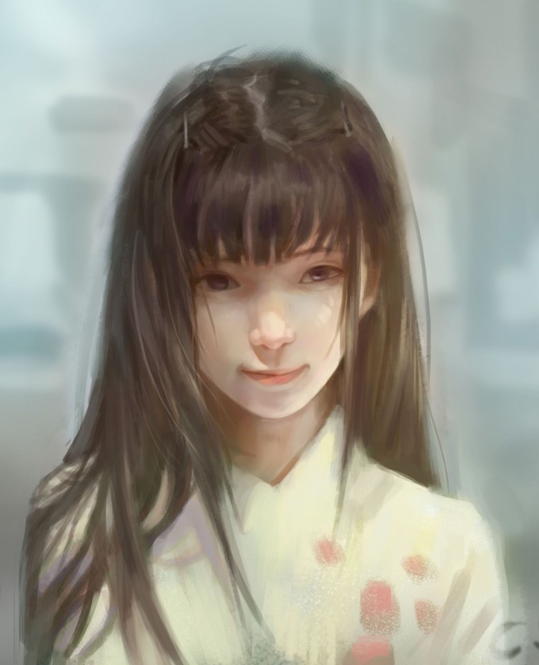Аниме девочка реалистичная