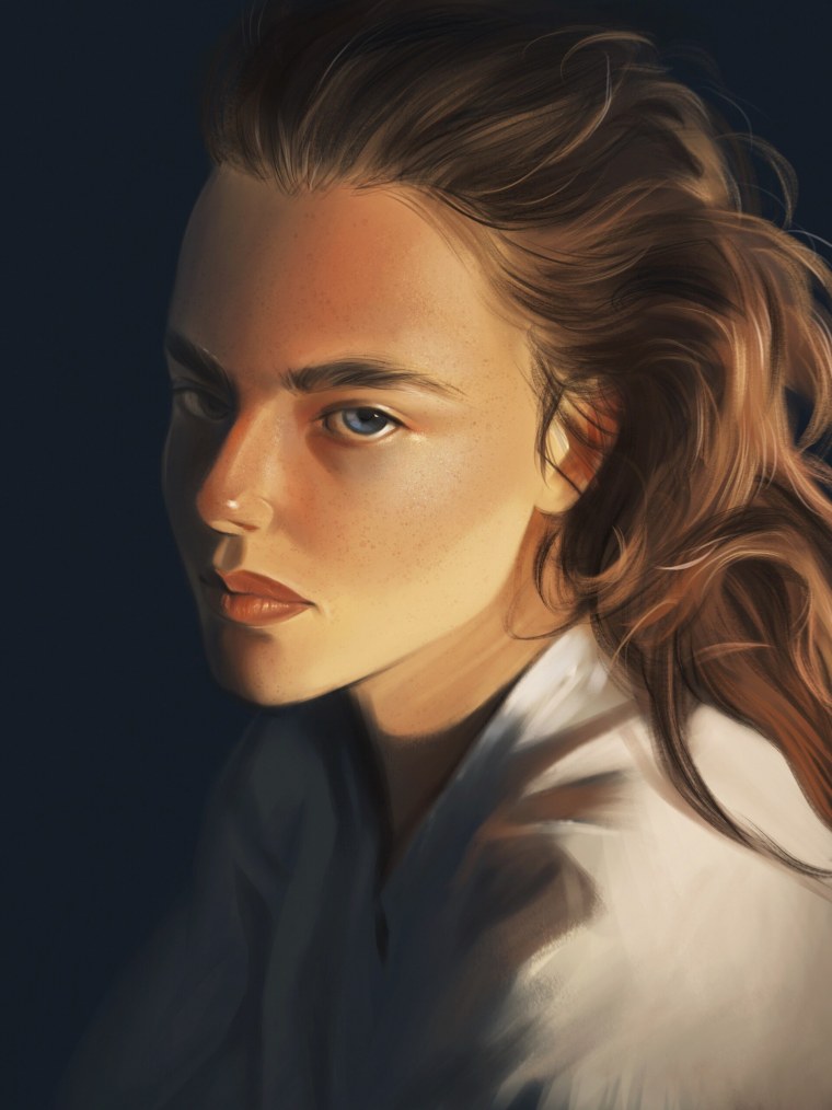 Портрет девушки арт