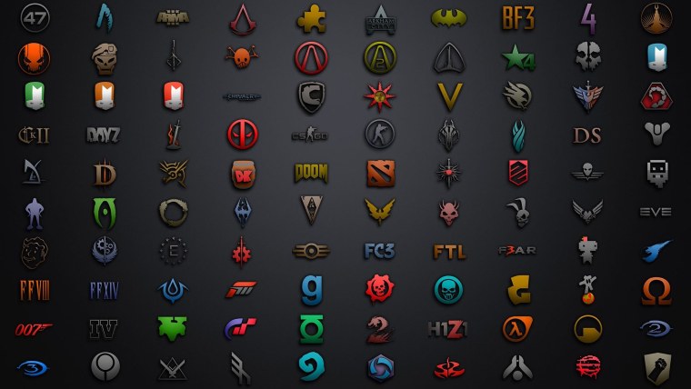Логотипы игр с названиями