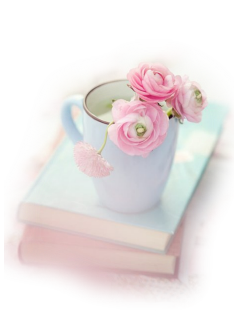 Цветы в пастельных тонах