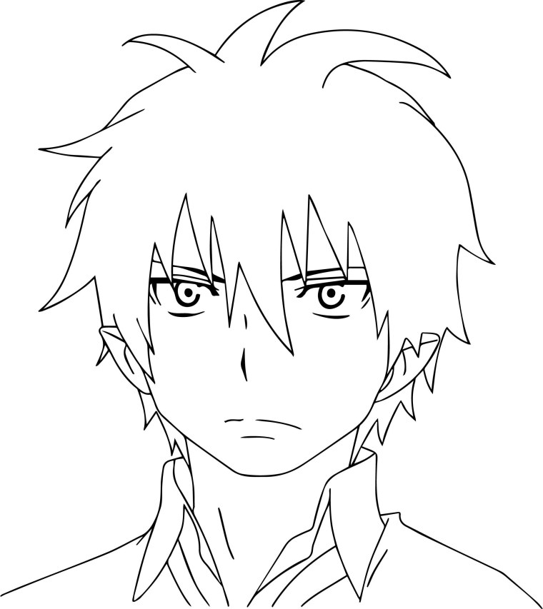 Аниме мальчики для срисовки