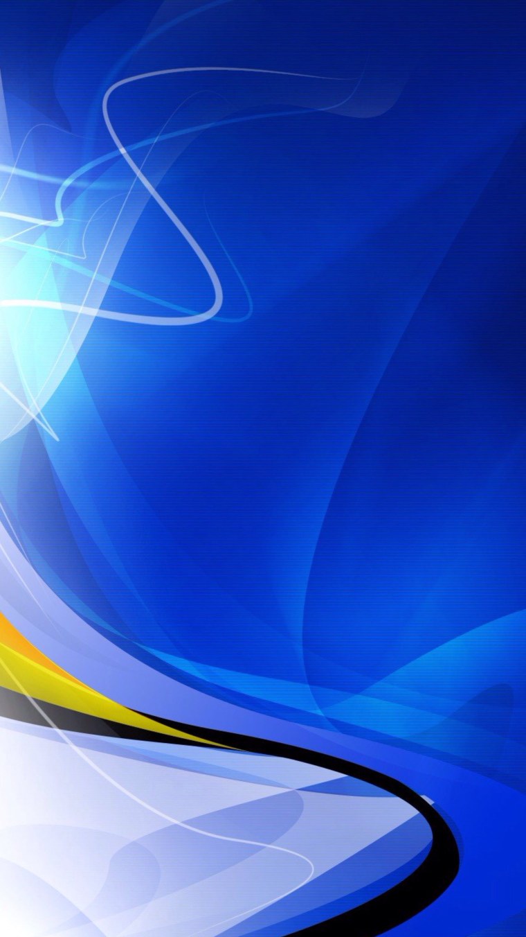 Желто голубая абстракция