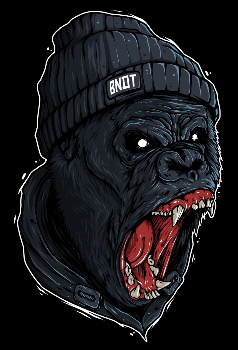 Горилла в шапке