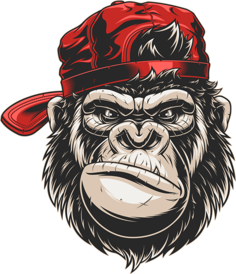 Горилла на аву