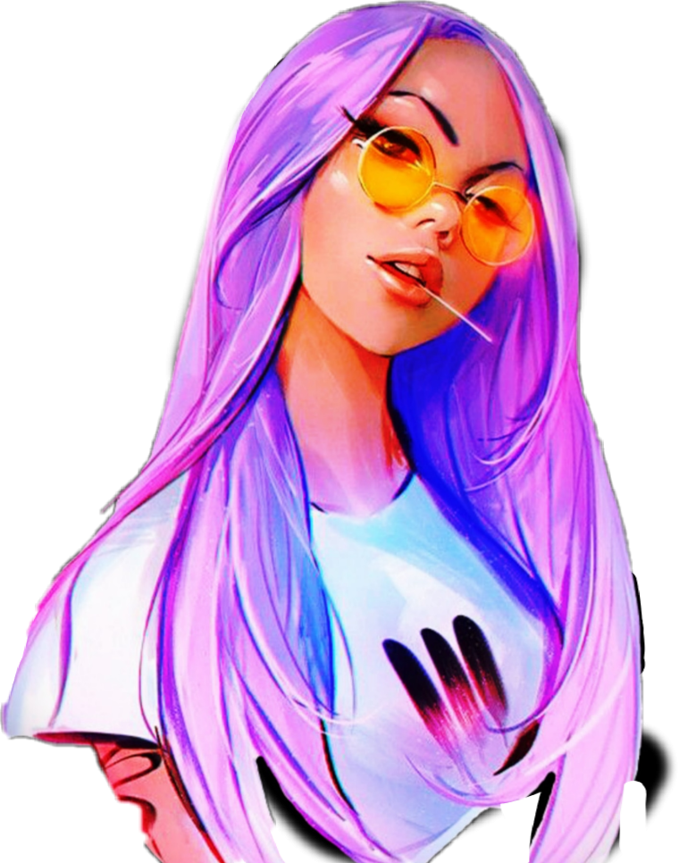 Красивые картинки на аву для девушек мультяшные