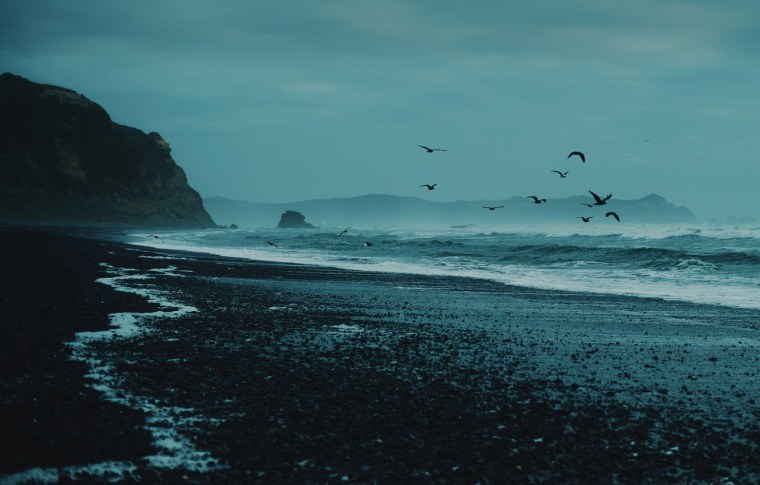 Мрачный берег моря