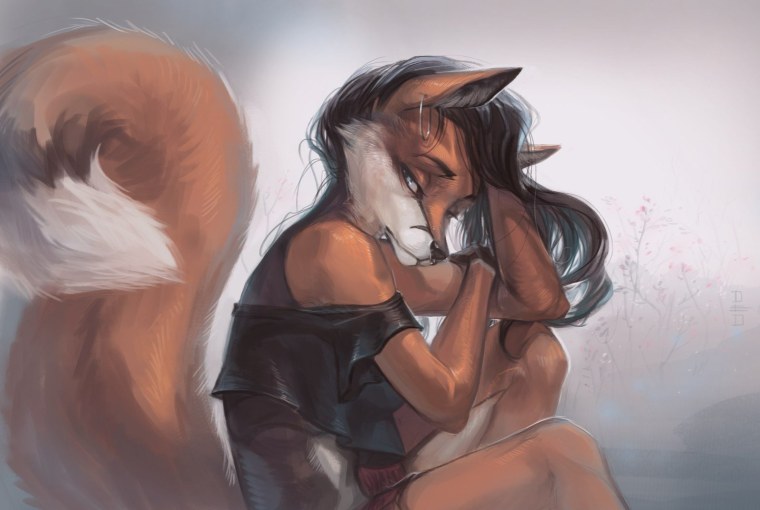 Фурри лисы девушки