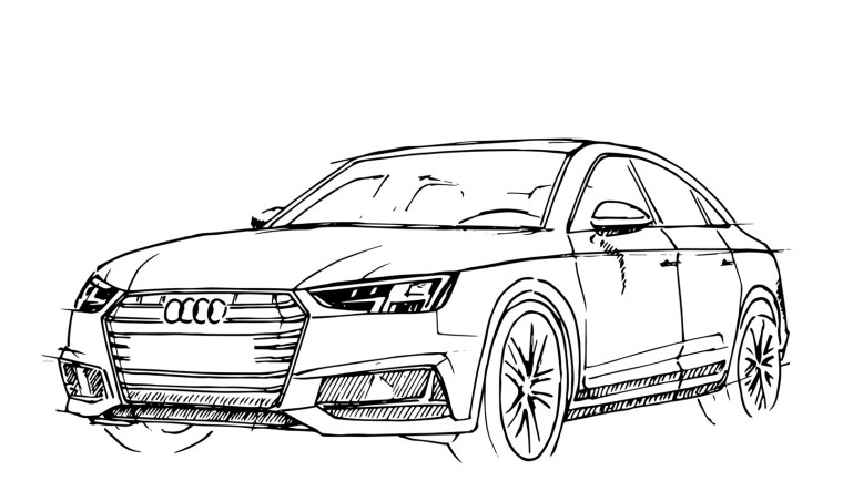 Audi q8 Crayon