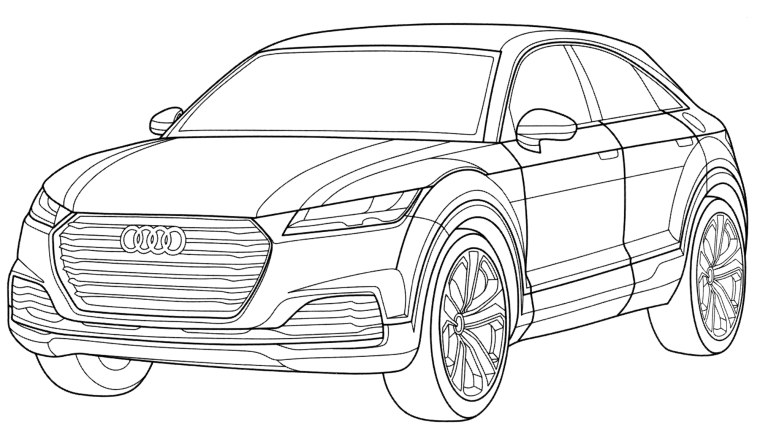 Audi q8 Blueprint