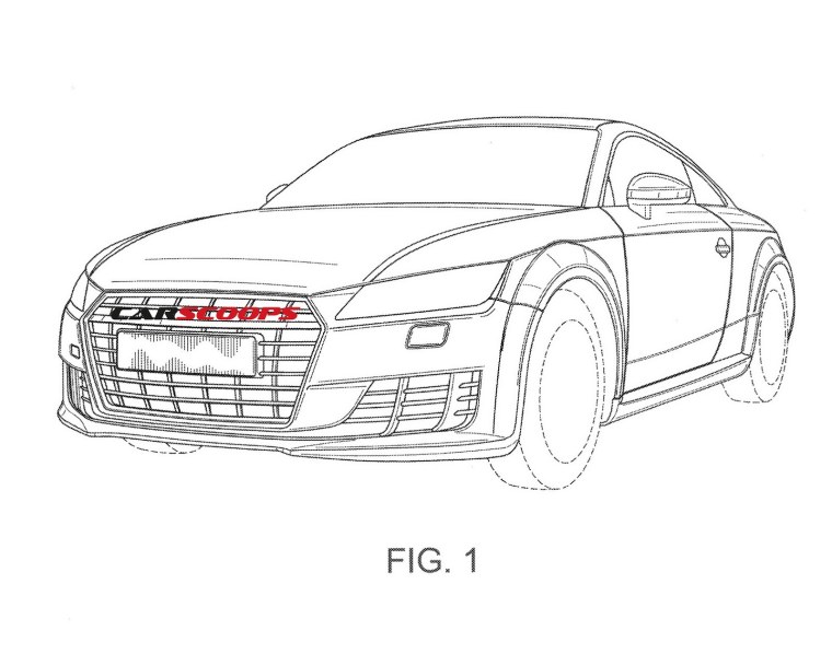 Раскраска Audi r8