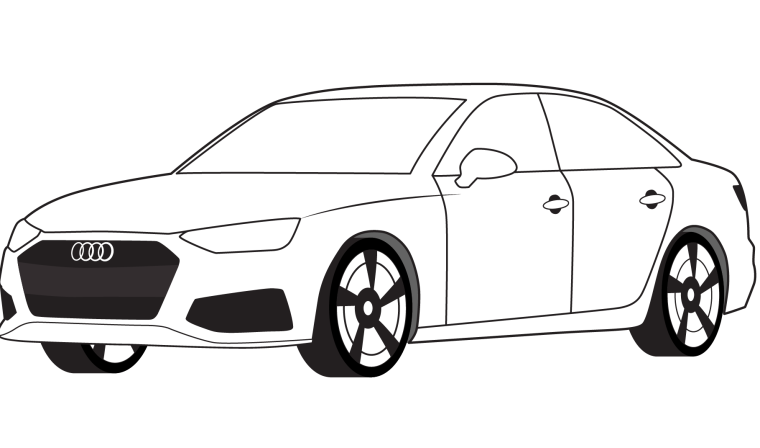 Audi rs6 avant чертеж