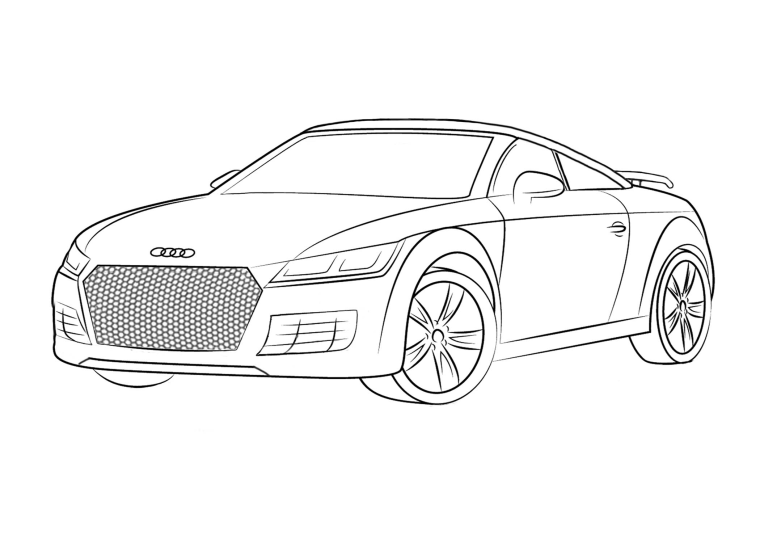 Audi 80 b2 quattro Blueprint