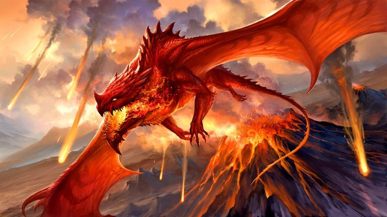 Красный дракон виверна