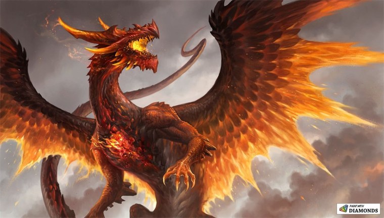 Дракон в огне