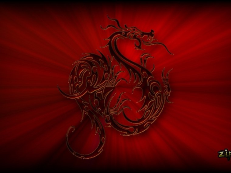 Заставка китайский дракон