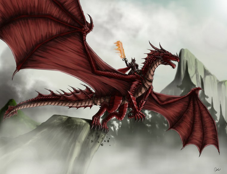 Красные глаза дракона