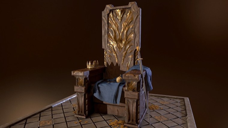 Древний Китай библиотека дворец Тронный зал арт