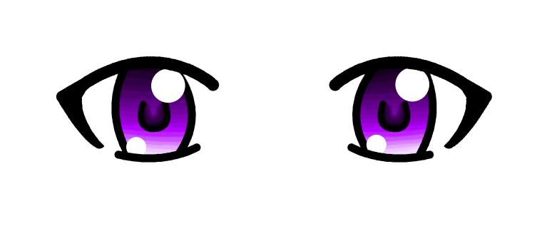 Анимешные глаза без фона