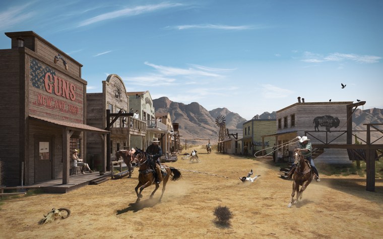 Техас дикий Запад город