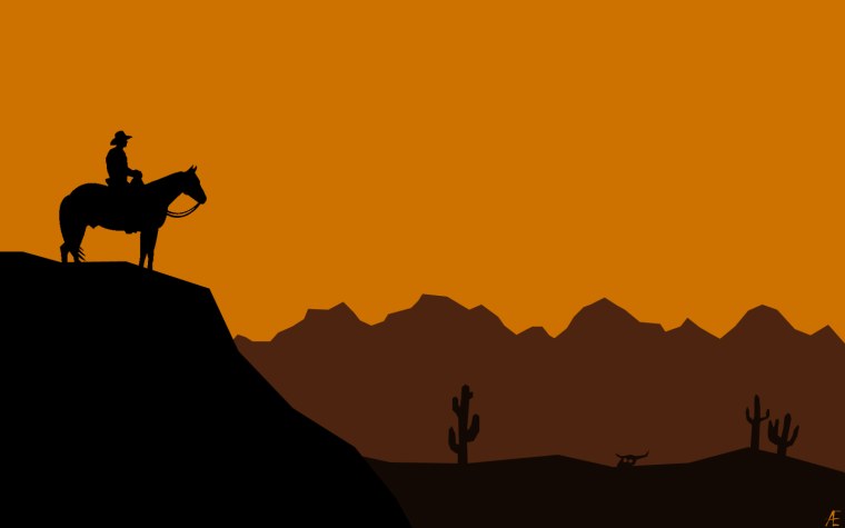 Дикий Запад закат