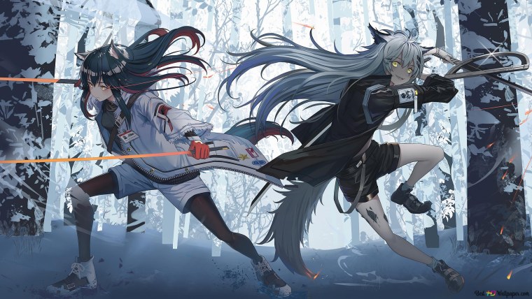 Arknights Lappland anime Техас