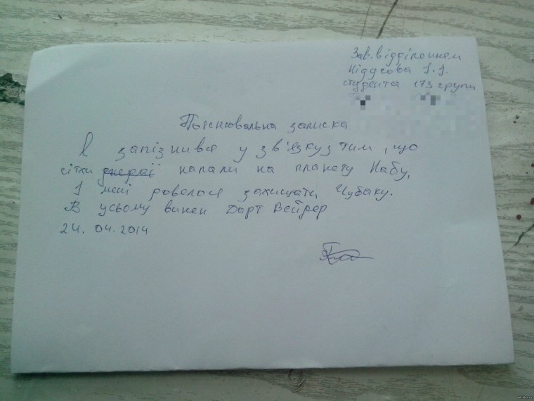 Объяснительная в аптеке