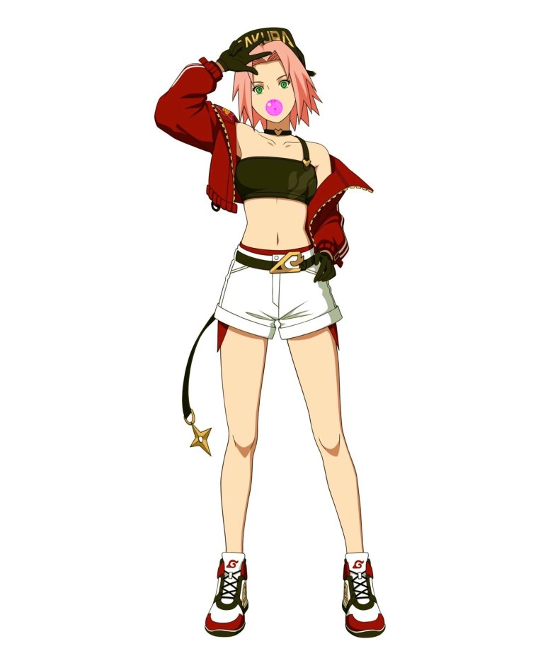 Сакура Харуно в платии