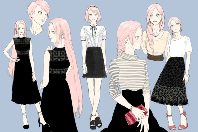 Сакура Харуно с сакурой