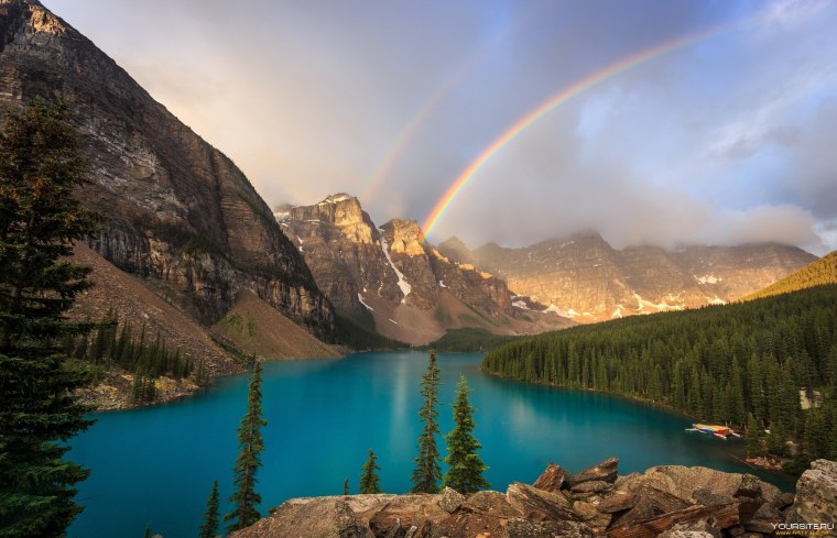 Озеро Морейн Альберта Канада