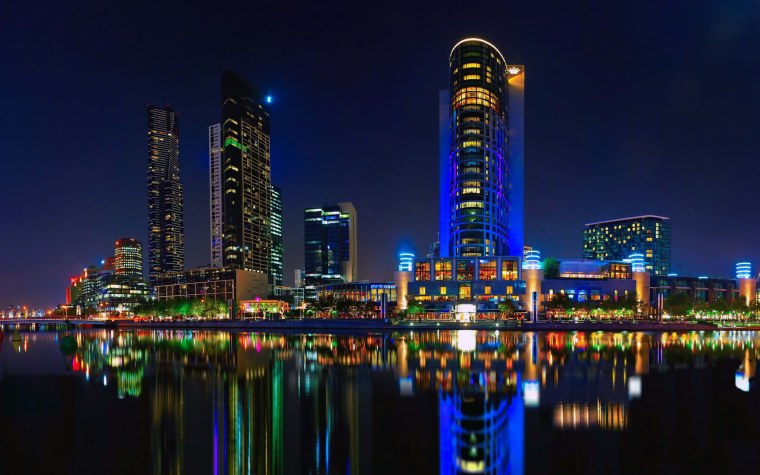 Красивый ночной город