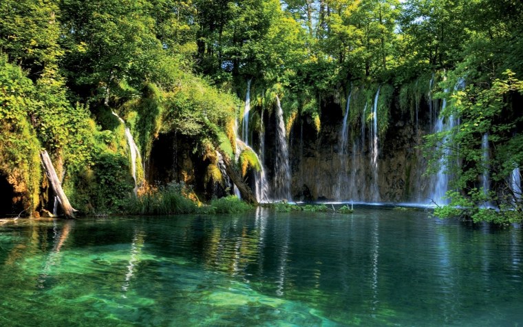 Плитвицкие озера Хорватия Луга