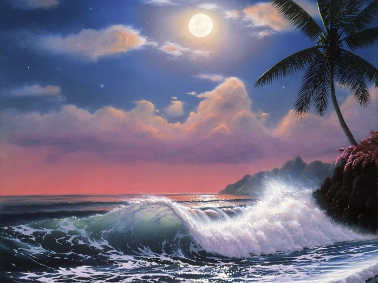 Небо море облака