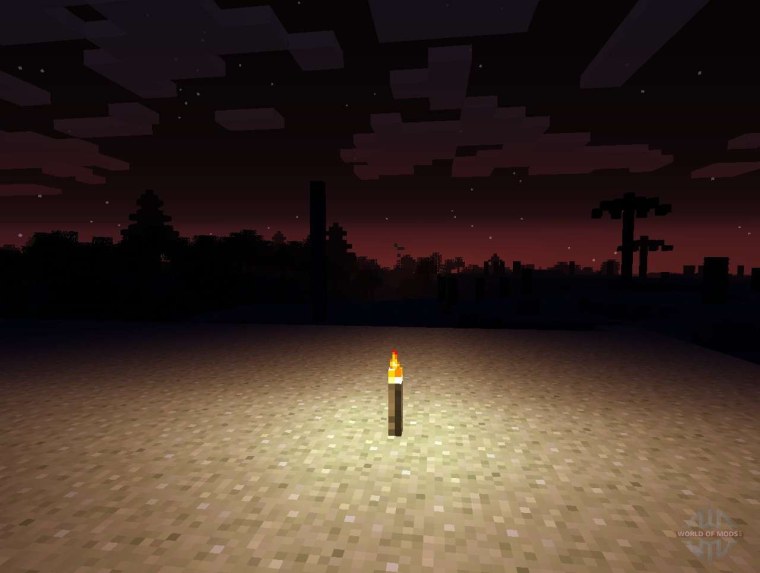 Красивая ночь в МАЙНКРАФТЕ