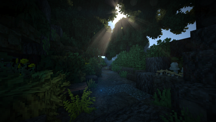 Minecraft темный лес