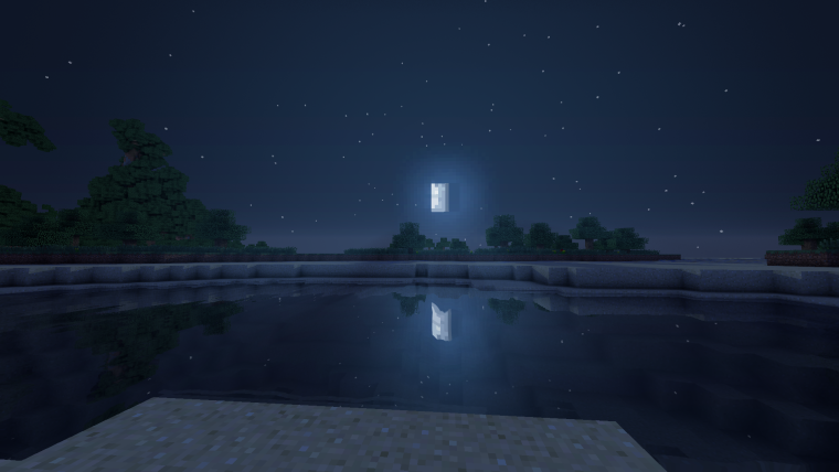 Майнкрафт ночь с шейдерами