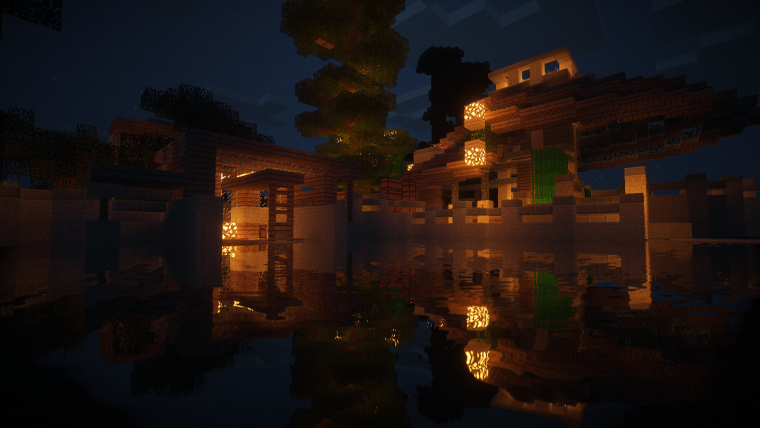 Майнкрафт ночь