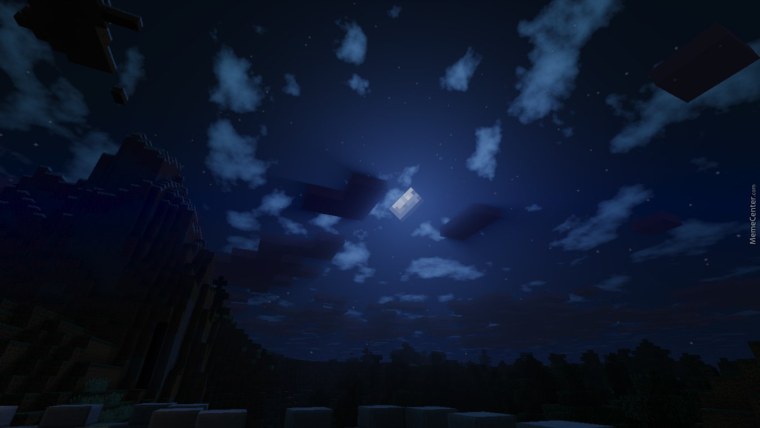 Ночное небо в маикнарфте