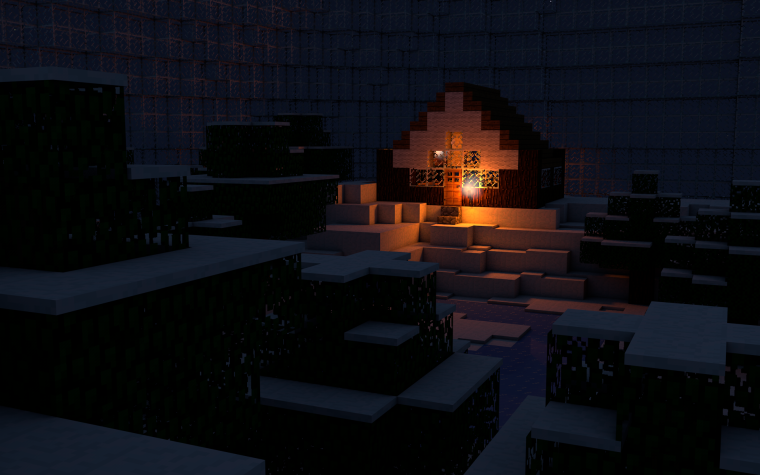 Ночь в МАЙНКРАФТЕ