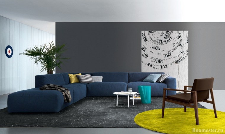 Светло серо синий