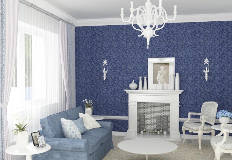 Темно синий фон