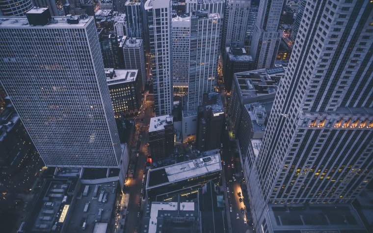 Стамбул вид с небоскреба