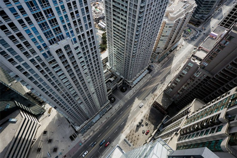 Город сверху вниз