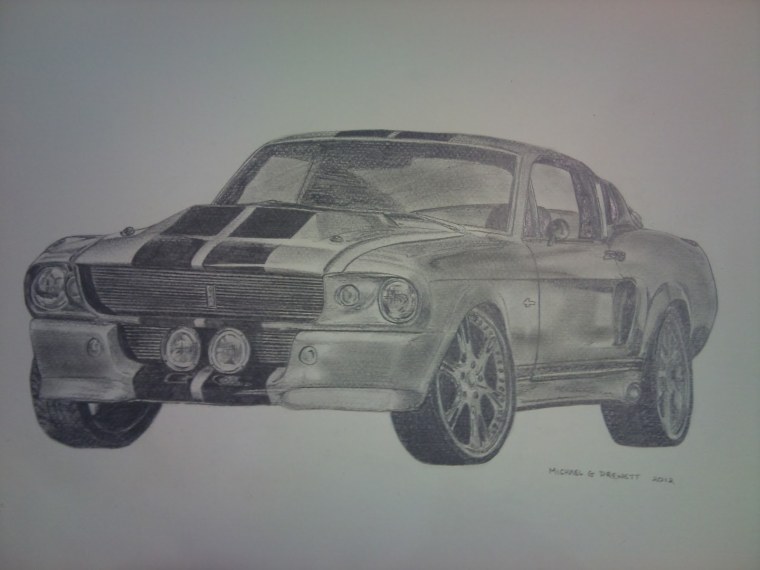 Машина карандашом