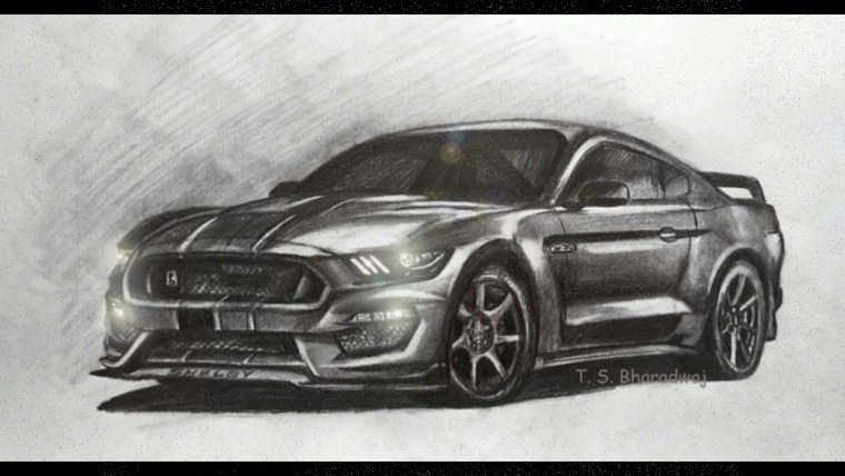 Форд Мустанг 1965 чертеж