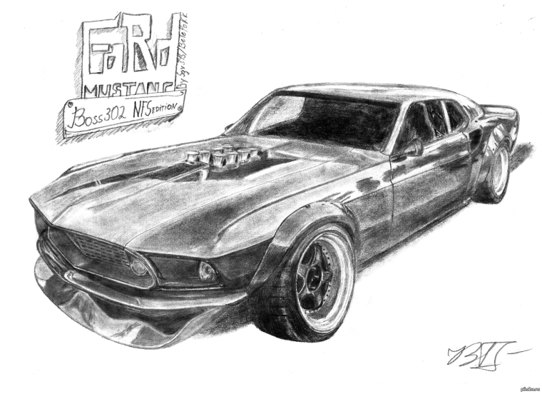 Форд Мустанг 92 hw Art