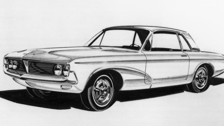 Мустанг 1967 risunki